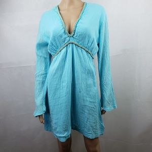 Luli Fama Light Blue Mini Dress